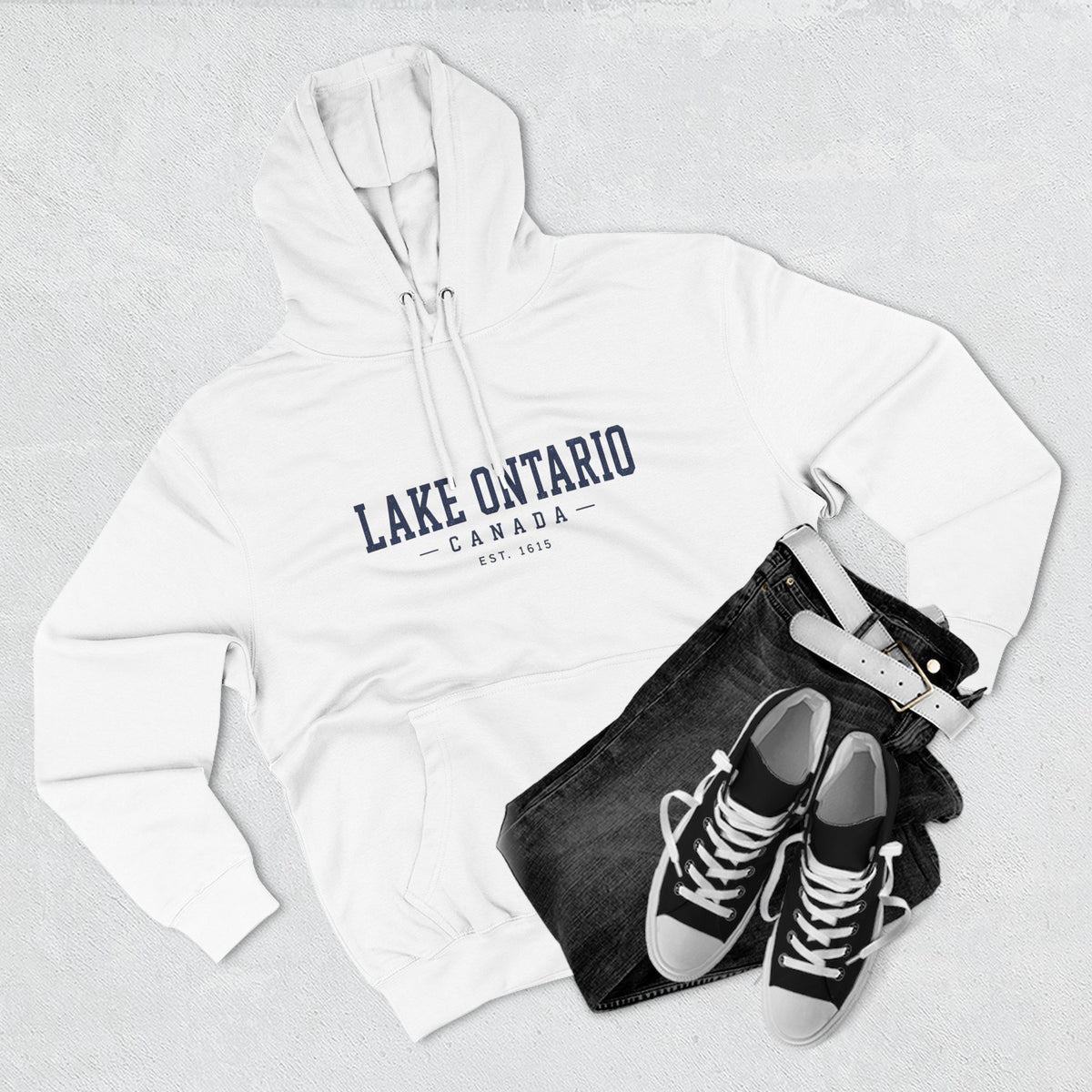 Lake Ontario Canada Est. 1615 Hoodie