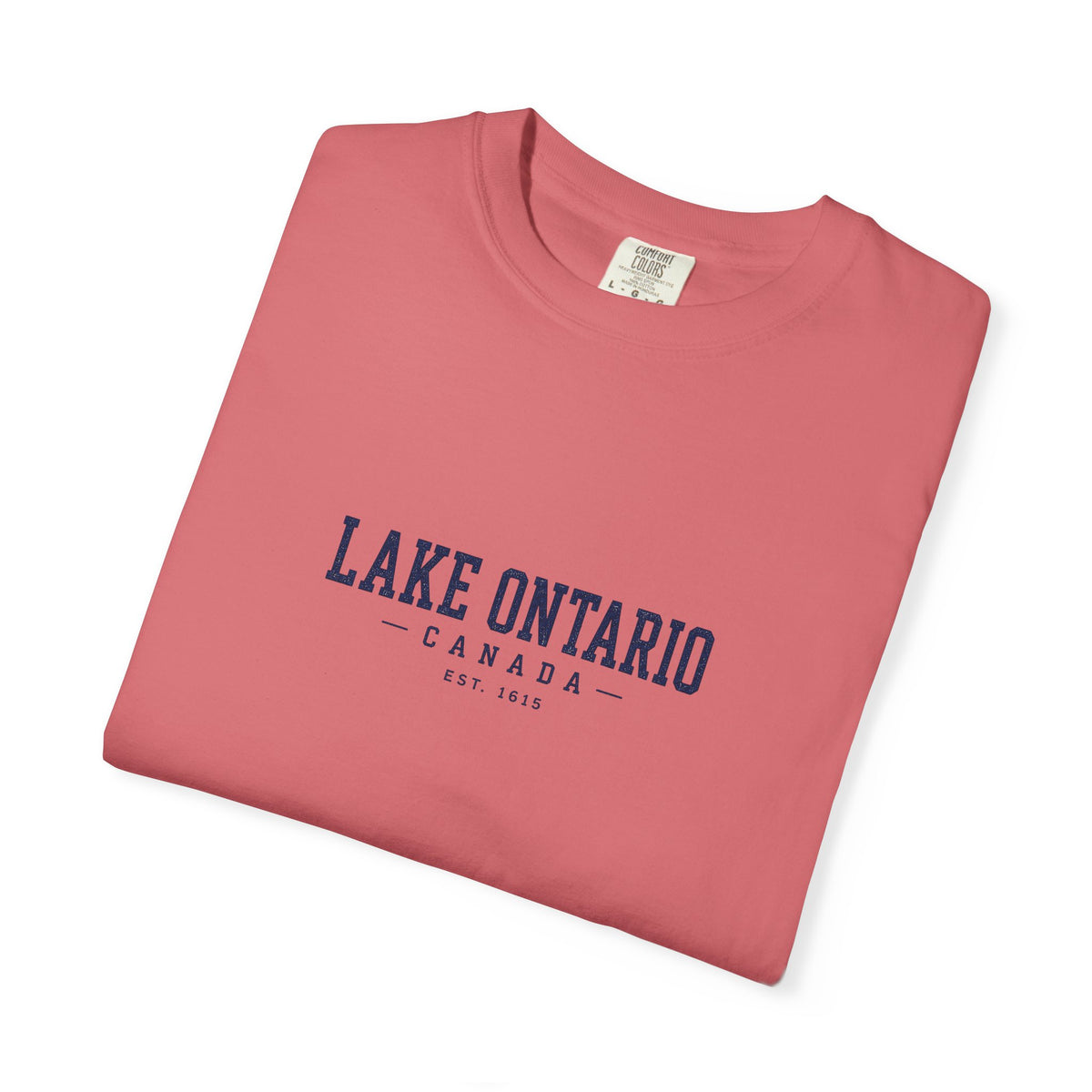 Lake Ontario Canada Est. 1615 Vintage Wash Tee