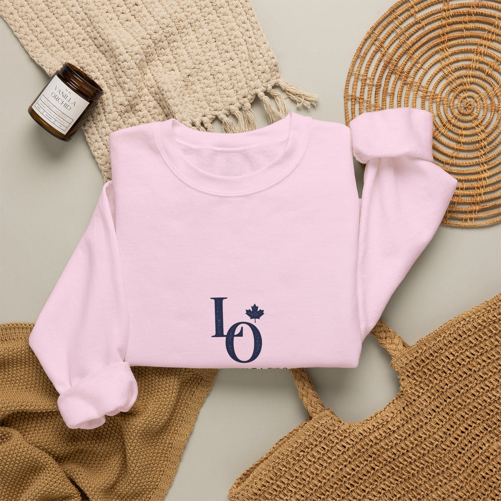 Lake Ontario Monogram Crewneck