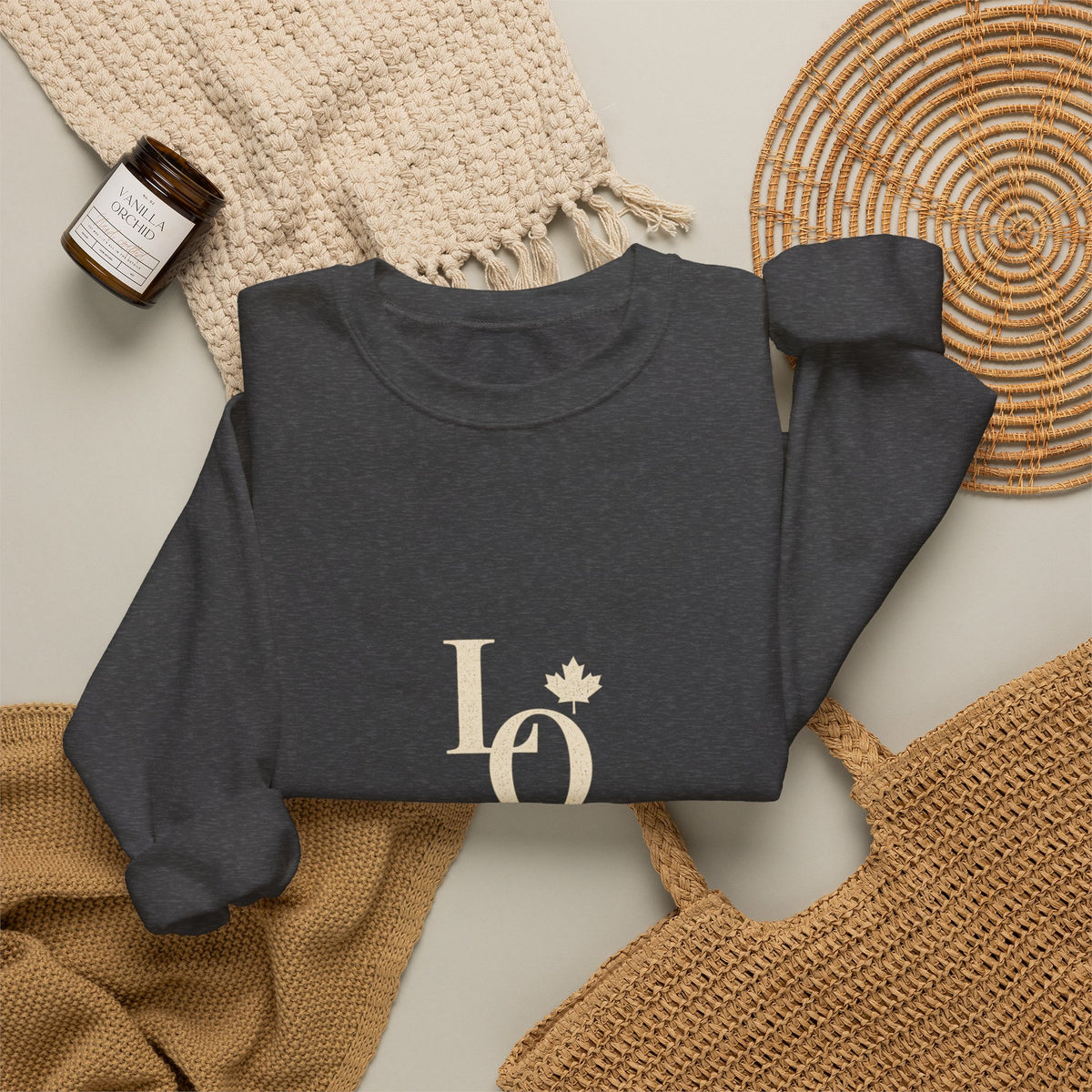 Lake Ontario Monogram Crewneck