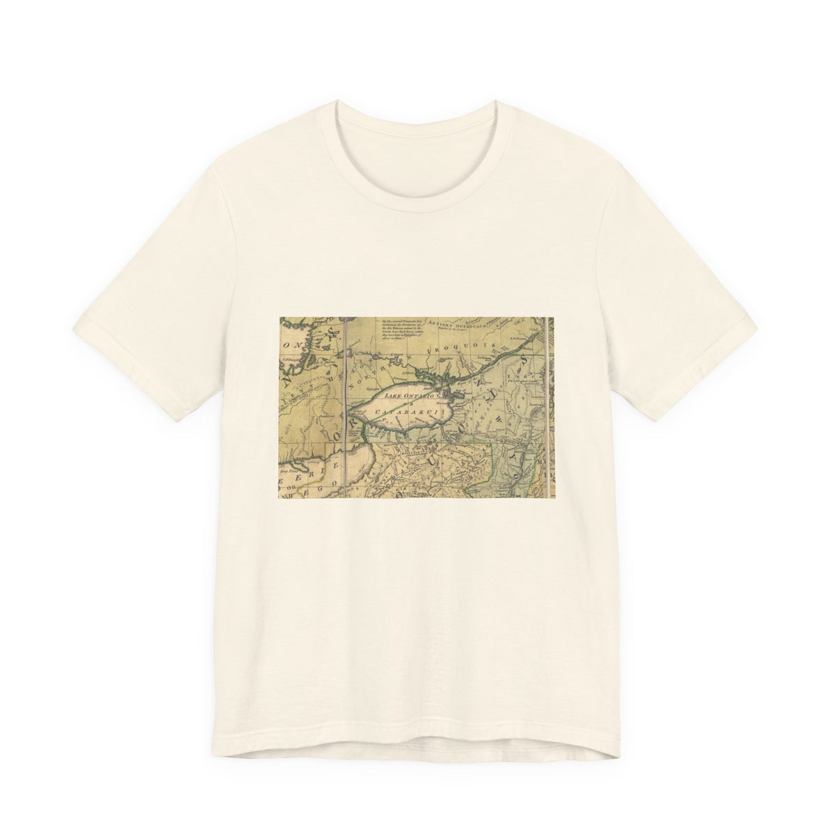 Vintage Lake Map T-Shirt