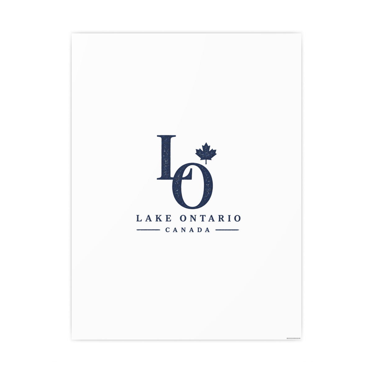 Lake Ontario Monogram Art Print