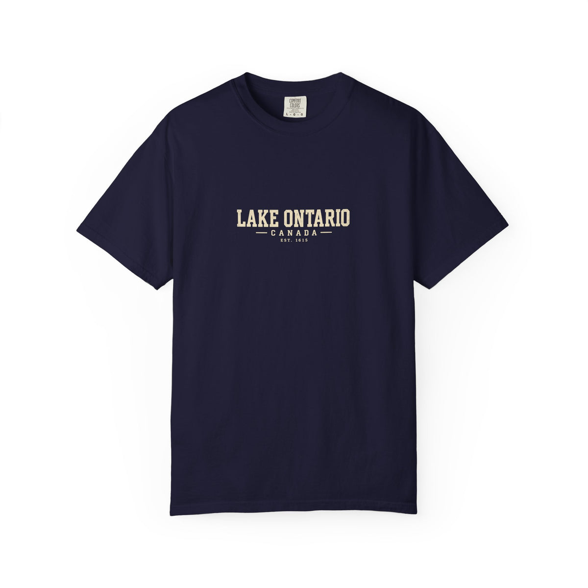 Lake Ontario Canada Est. 1615 Vintage Wash Tee