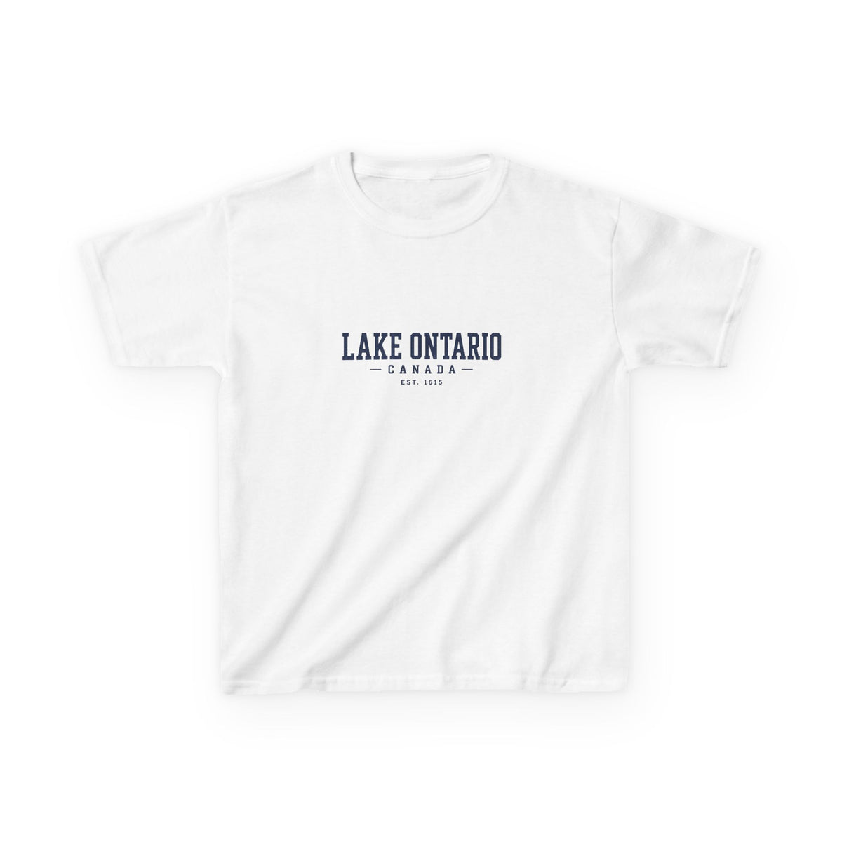 Lake Ontario Canada Est. 1615 Kids Tee
