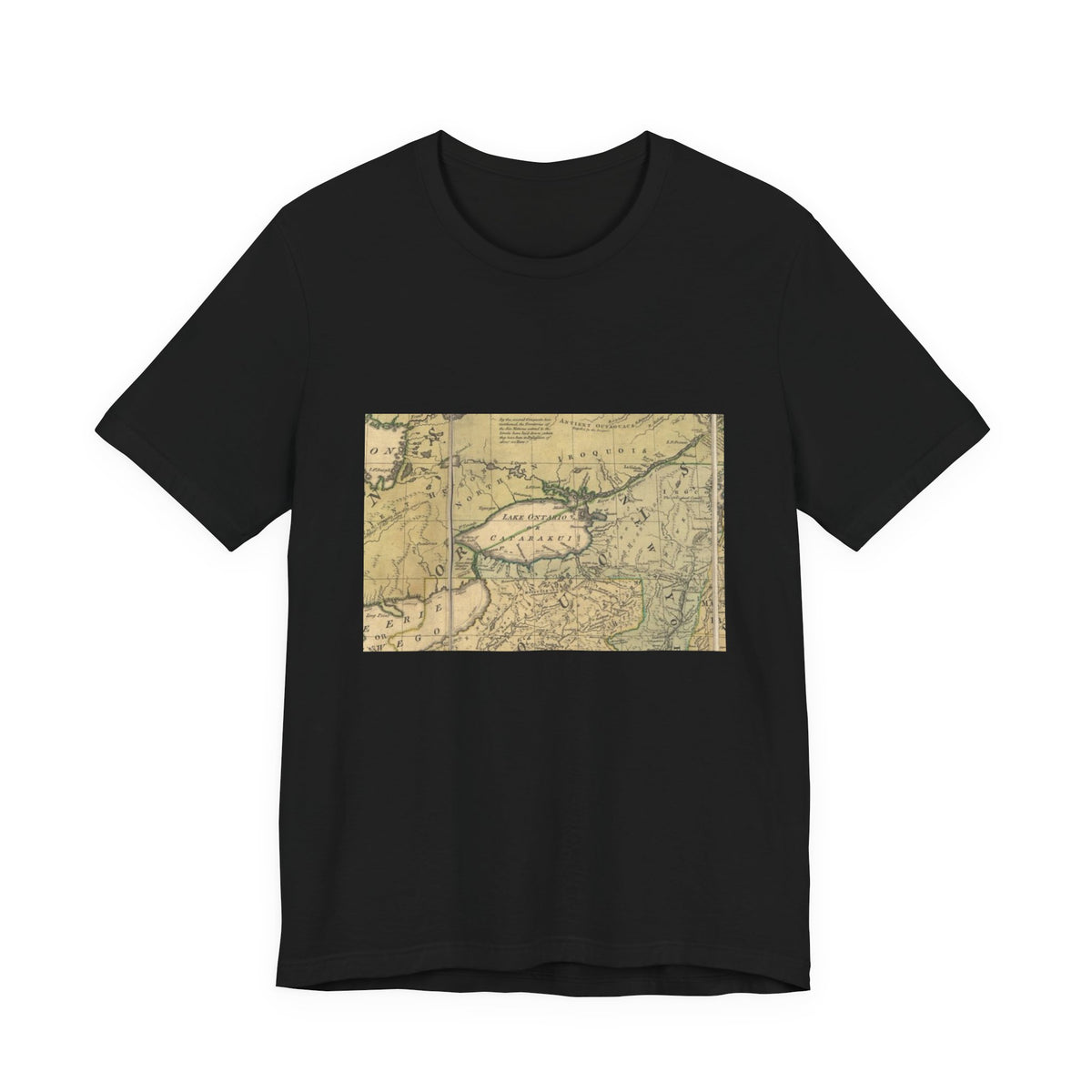 Vintage Lake Map T-Shirt