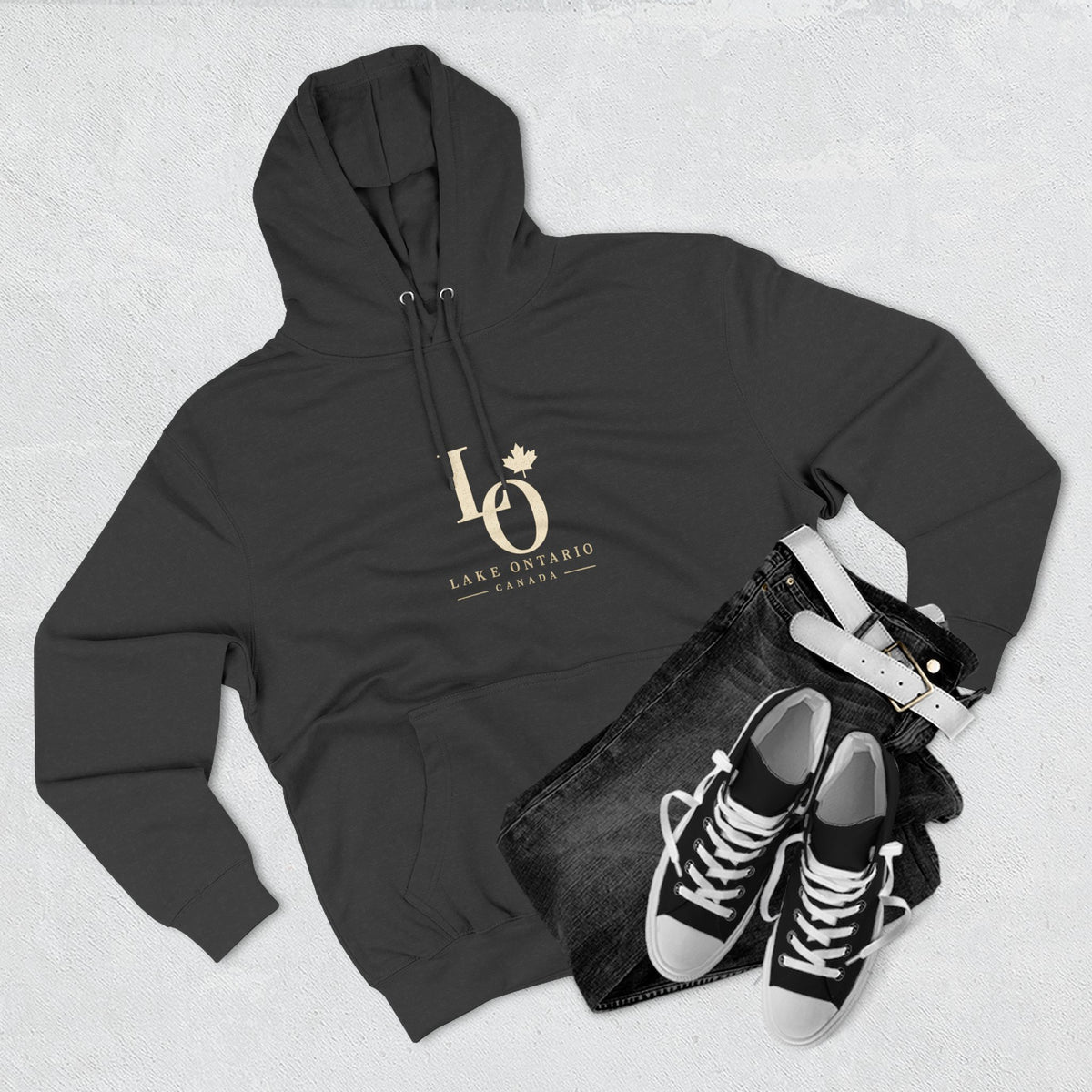 Lake Ontario Monogram Hoodie
