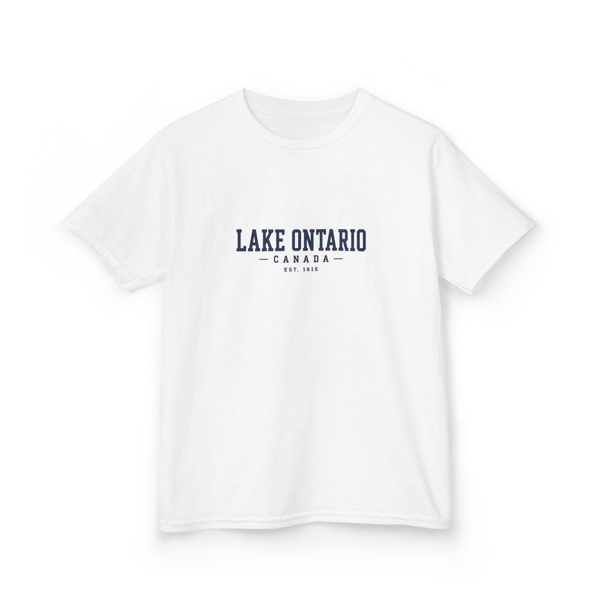 Lake Ontario Canada Est. 1615 Kids Tee