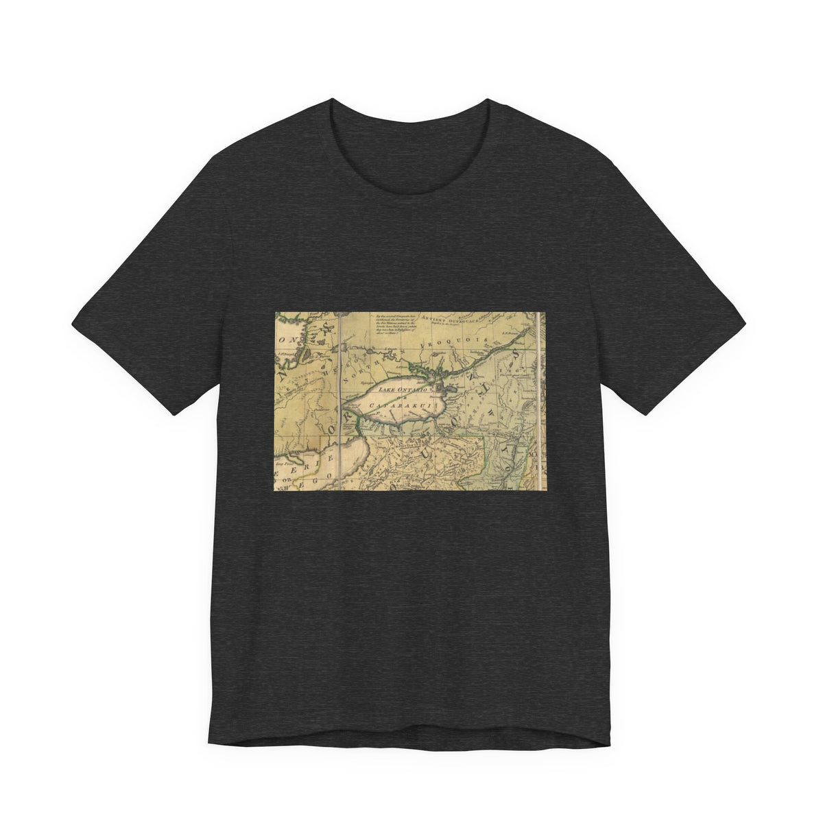 Vintage Lake Map T-Shirt