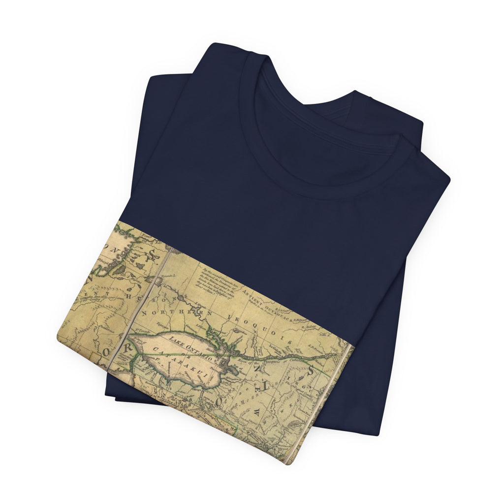 Vintage Lake Map T-Shirt