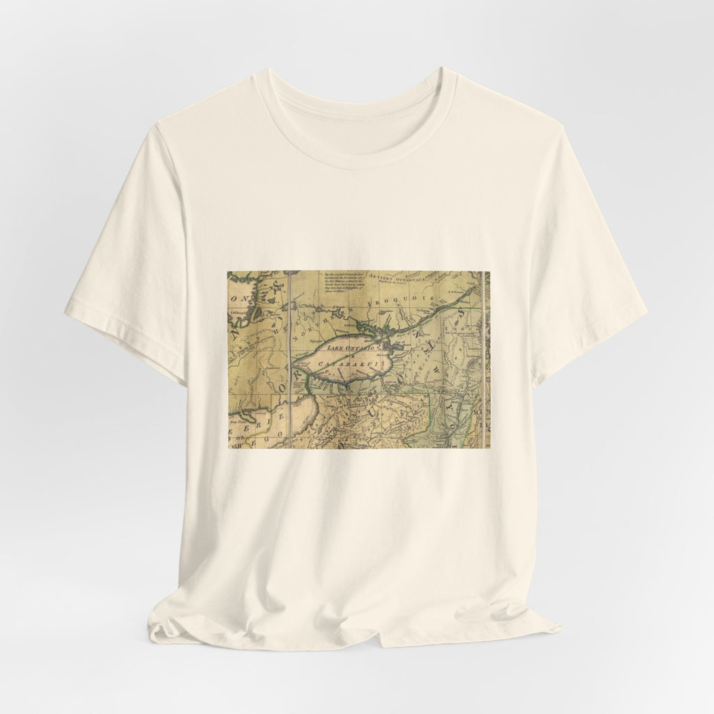 Vintage Lake Map T-Shirt