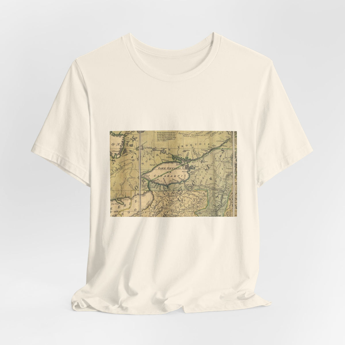 Vintage Lake Map T-Shirt
