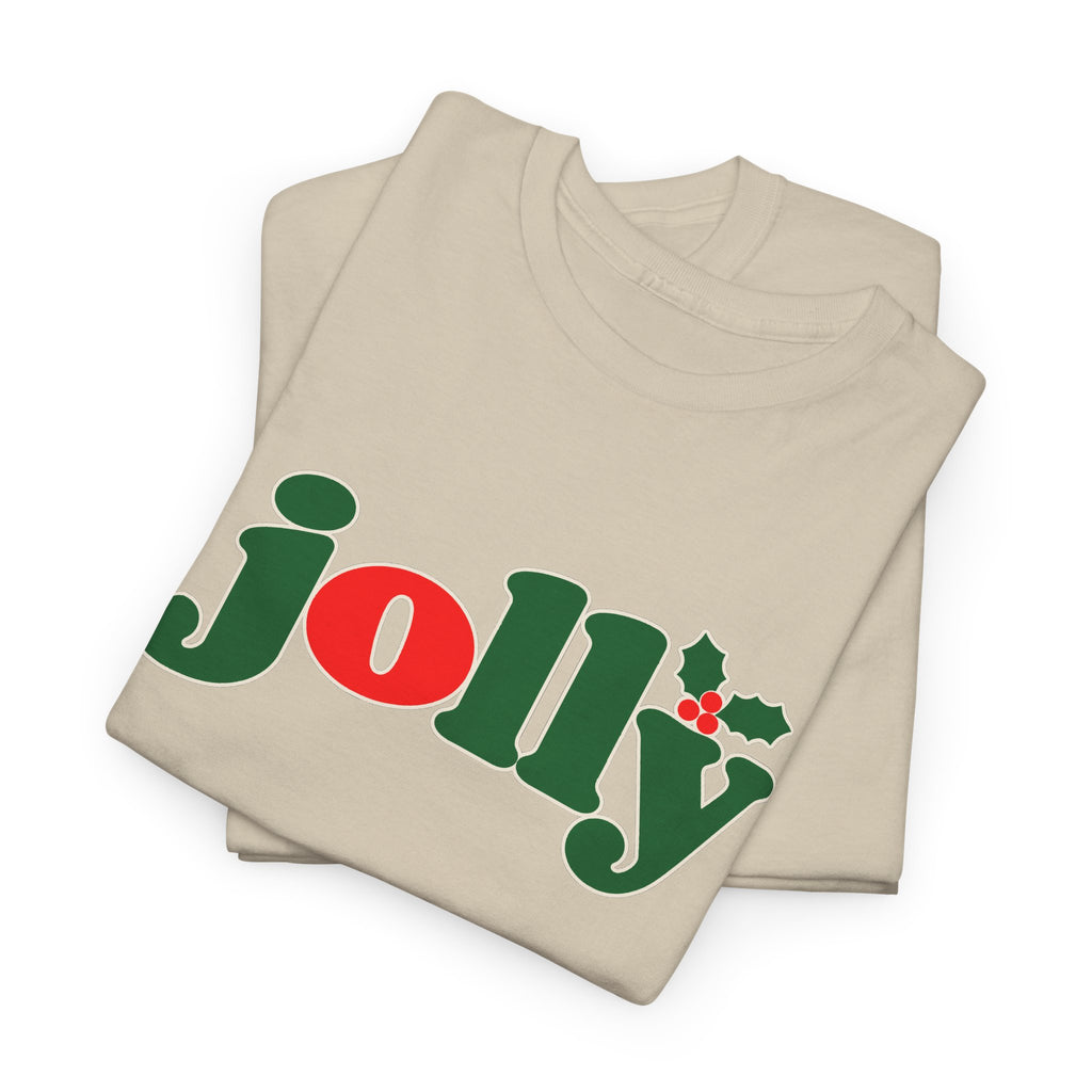 Jolly Christmas T-Shirt, holly jolly holiday tee