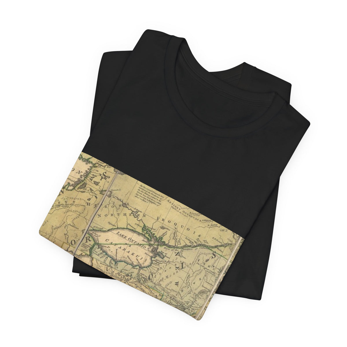 Vintage Lake Map T-Shirt