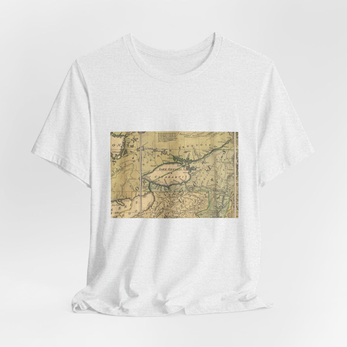 Vintage Lake Map T-Shirt