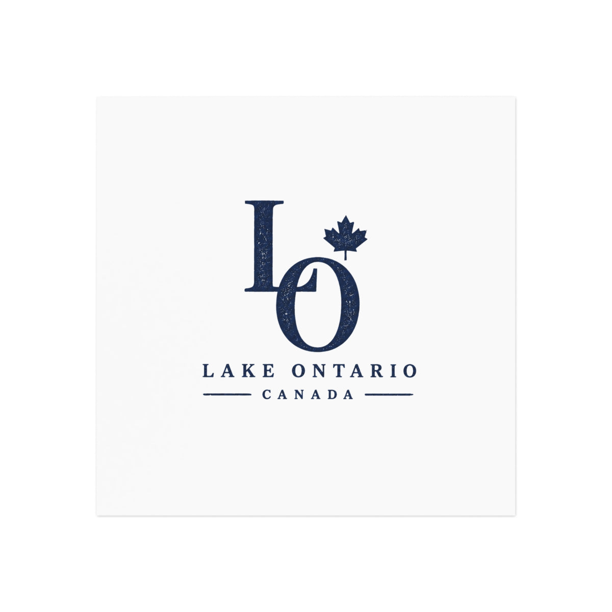Lake Ontario Monogram Magnet