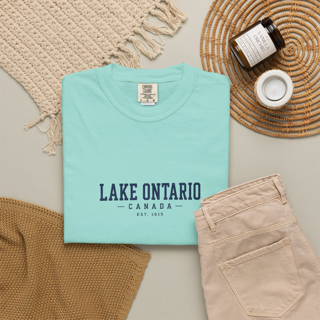 Lake Ontario Canada Est. 1615 Vintage Wash Tee