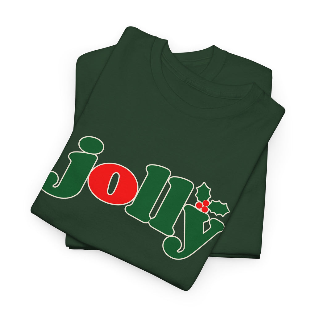 Jolly Christmas T-Shirt, holly jolly holiday tee