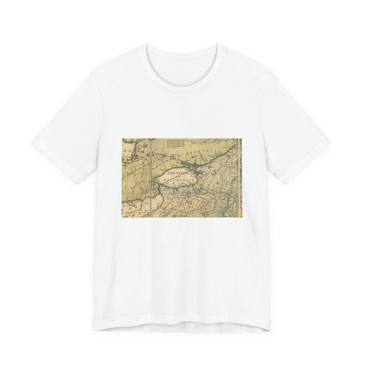 Vintage Lake Map T-Shirt