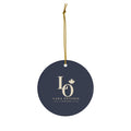 Lake Ontario Monogram Ornament