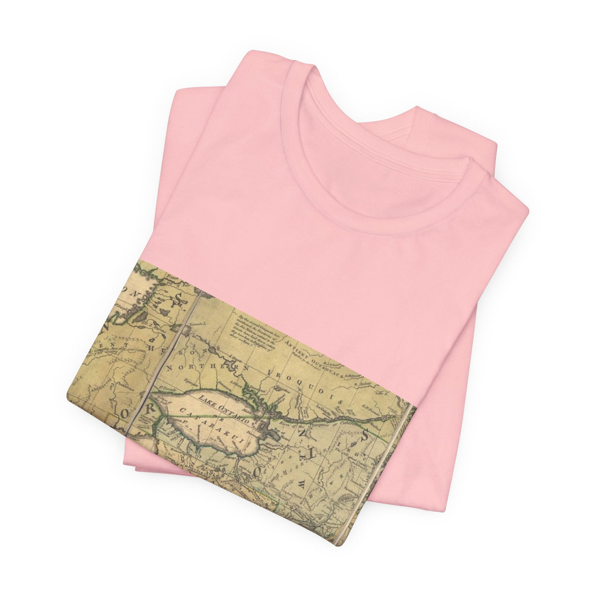 Vintage Lake Map T-Shirt