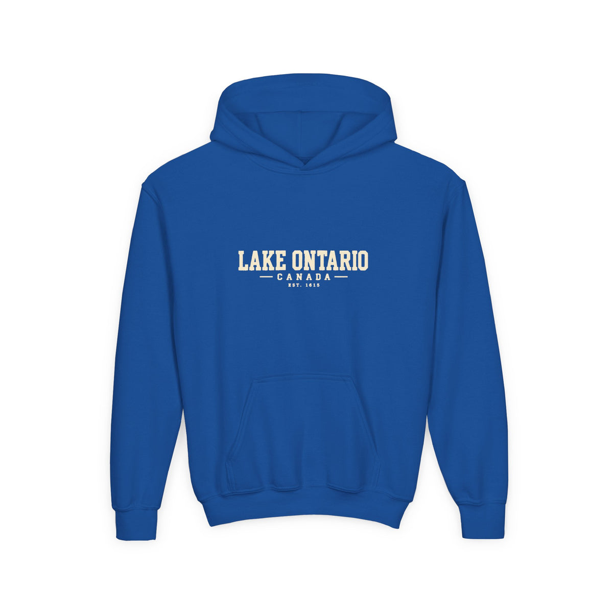 Lake Ontario Canada Est. 1615 Youth Hoodie