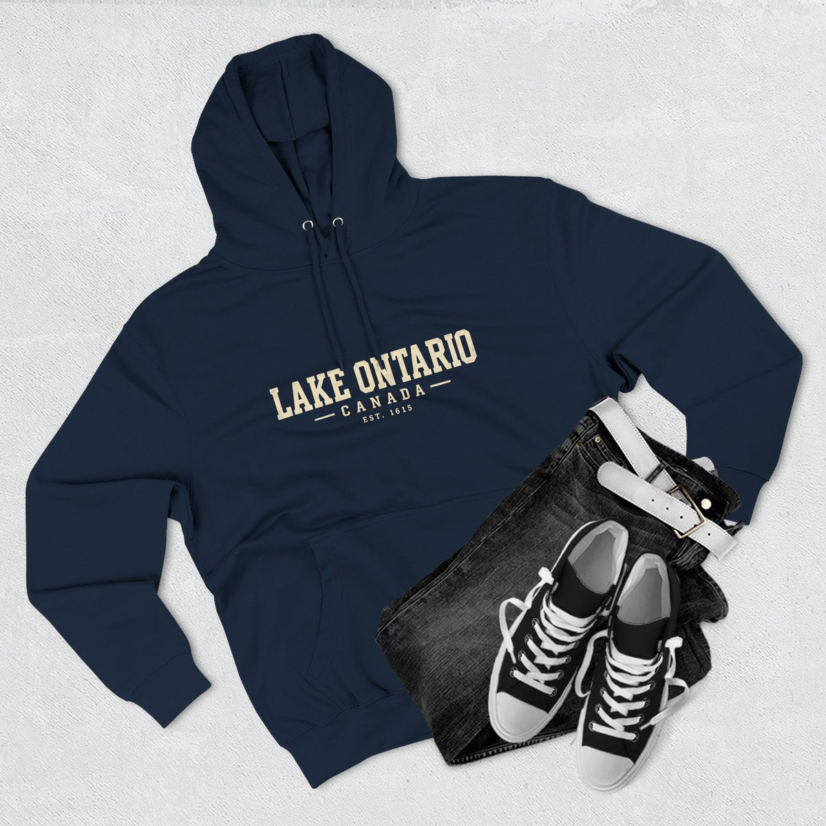 Lake Ontario Canada Est. 1615 Hoodie
