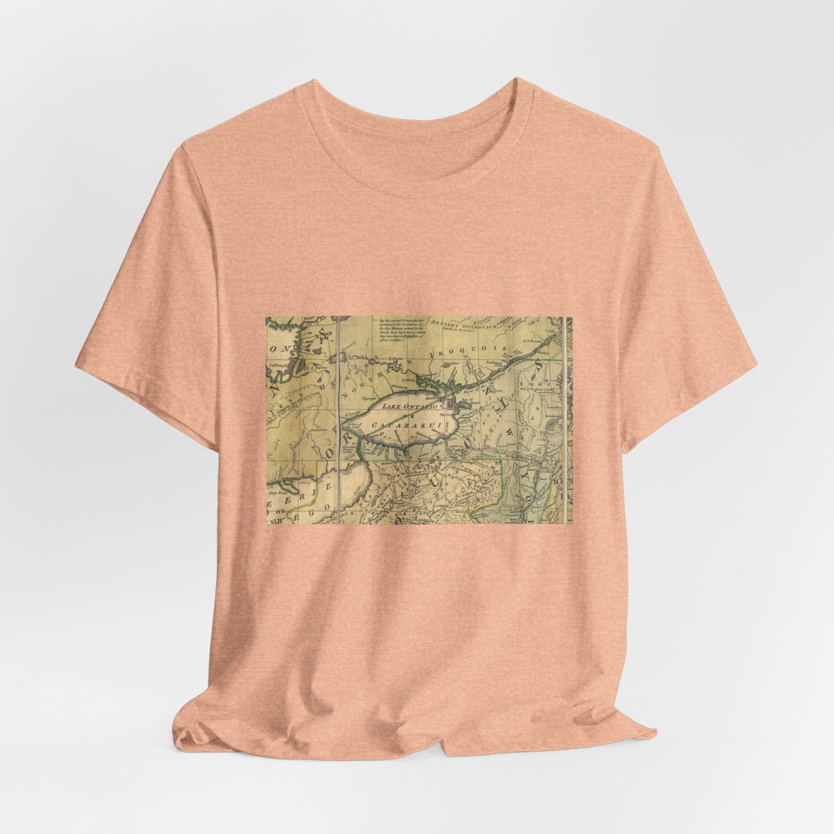 Vintage Lake Map T-Shirt