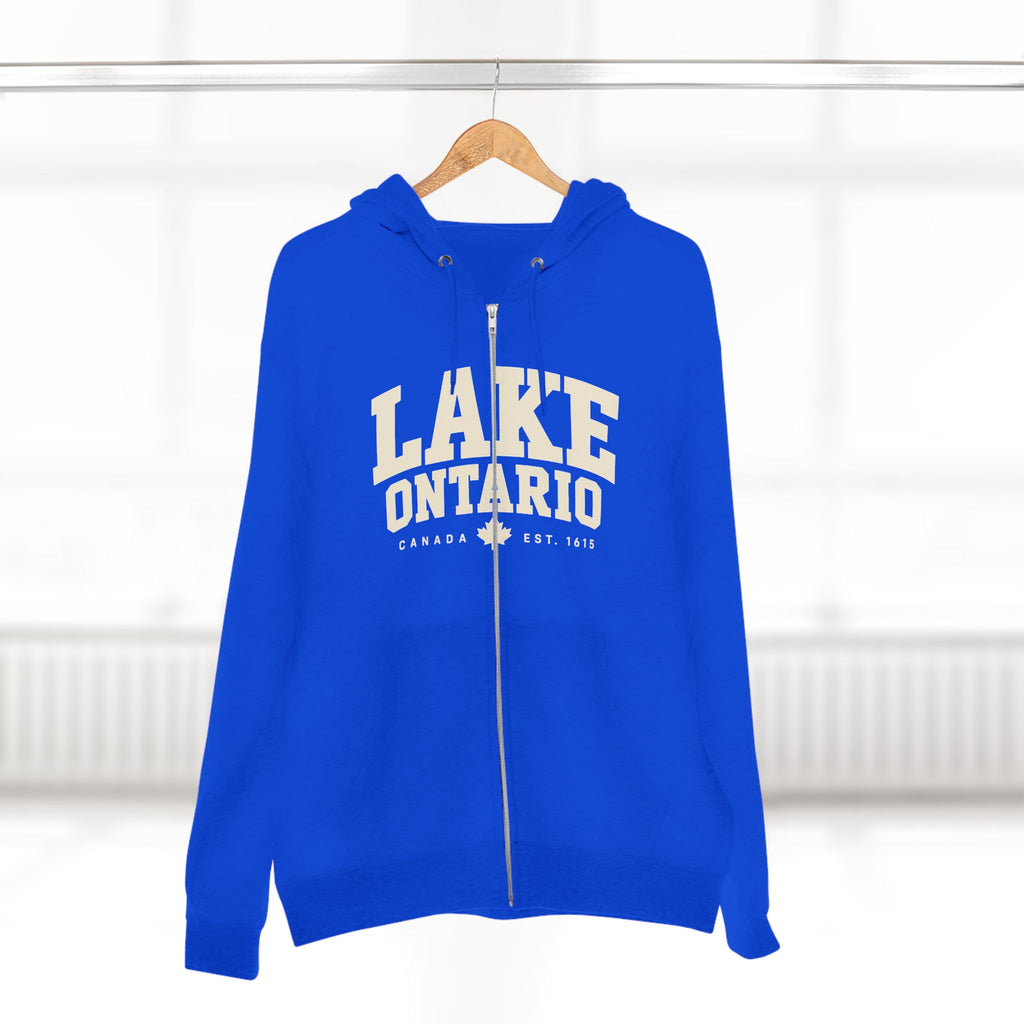 Lake Ontario zip hoodie, color option