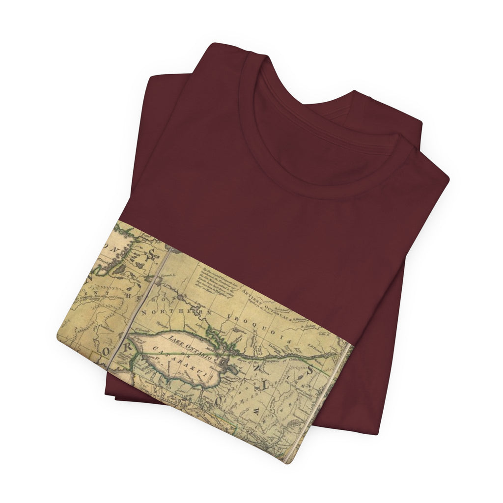 Vintage Lake Map T-Shirt