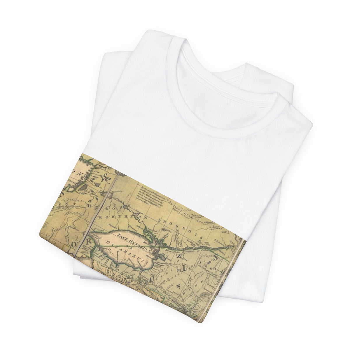 Vintage Lake Map T-Shirt