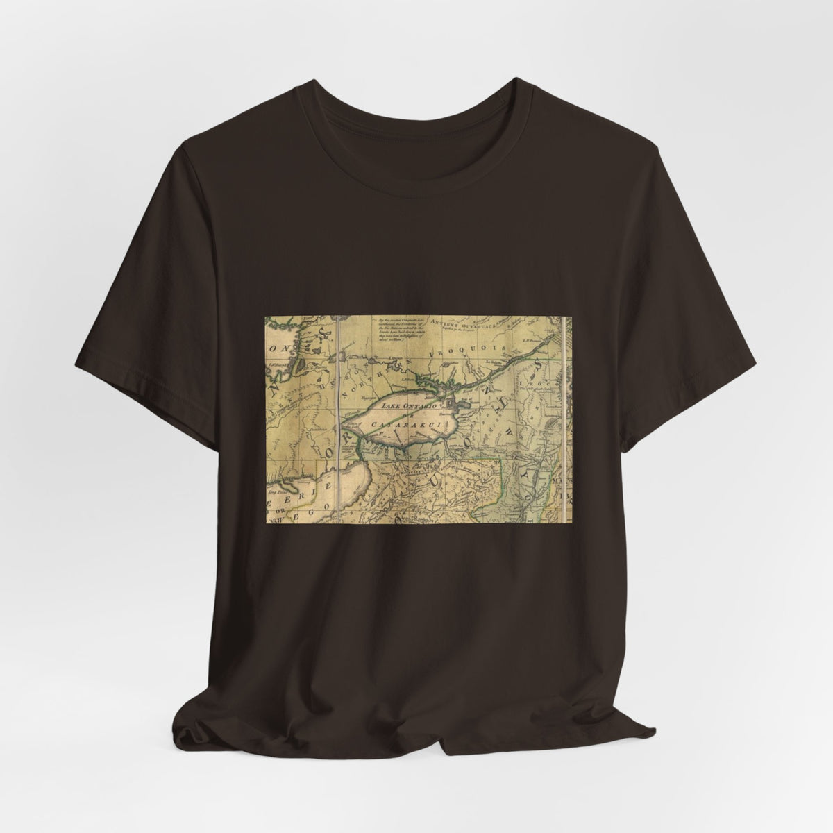 Vintage Lake Map T-Shirt