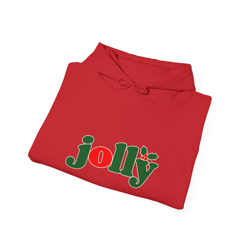 Jolly Christmas Hoodie, holly jolly holiday hoodie