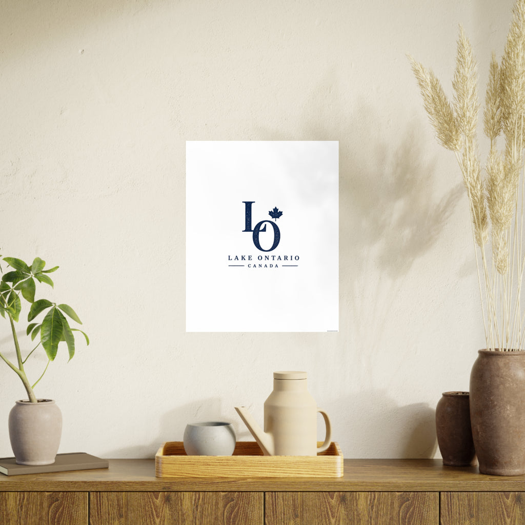 Lake Ontario Monogram Art Print