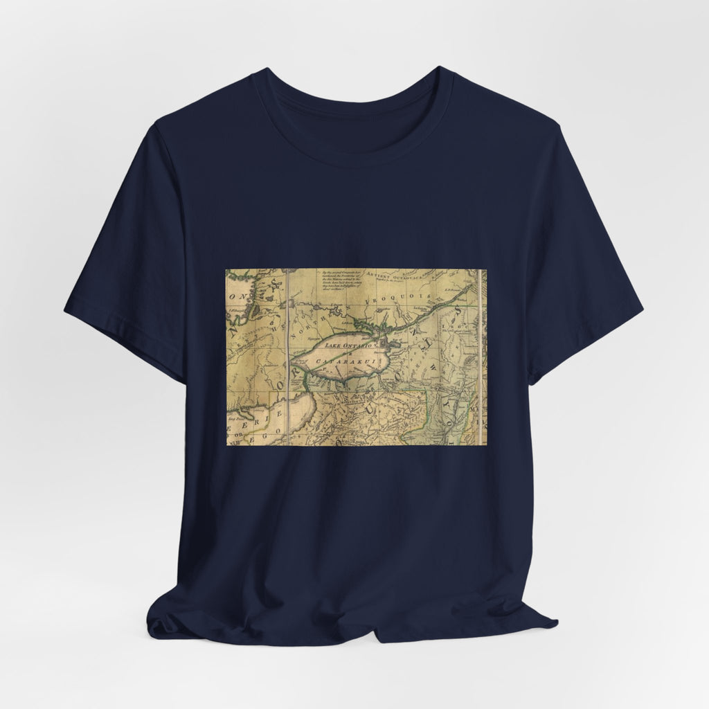 Vintage Lake Map T-Shirt