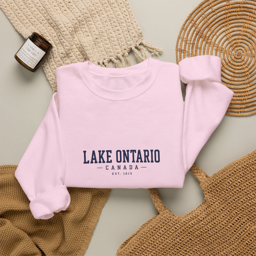 Lake Ontario Canada Est. 1615 Crewneck