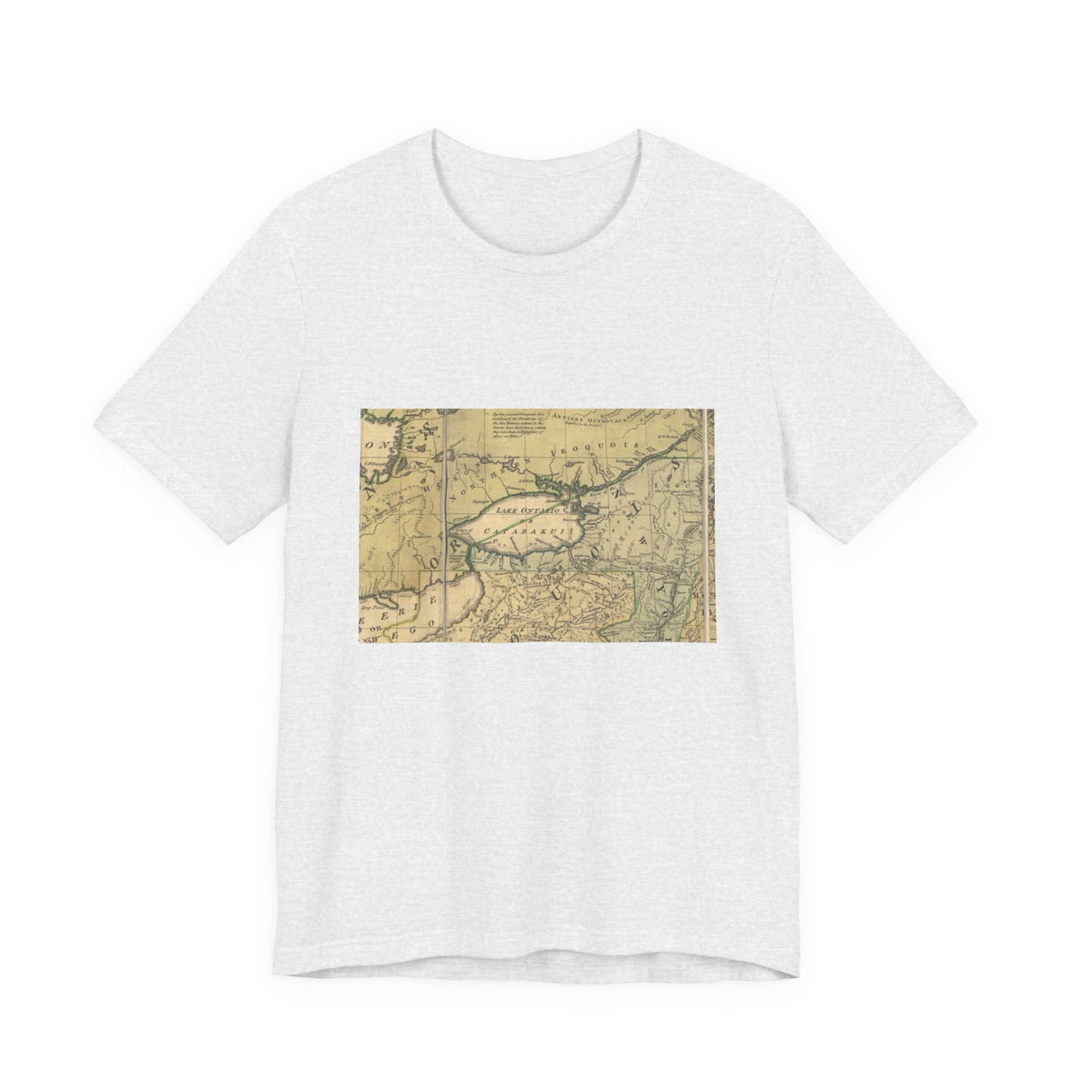 Vintage Lake Map T-Shirt