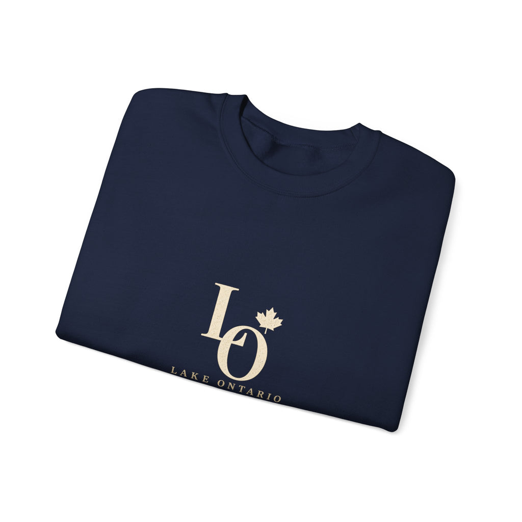 Lake Ontario Monogram Crewneck