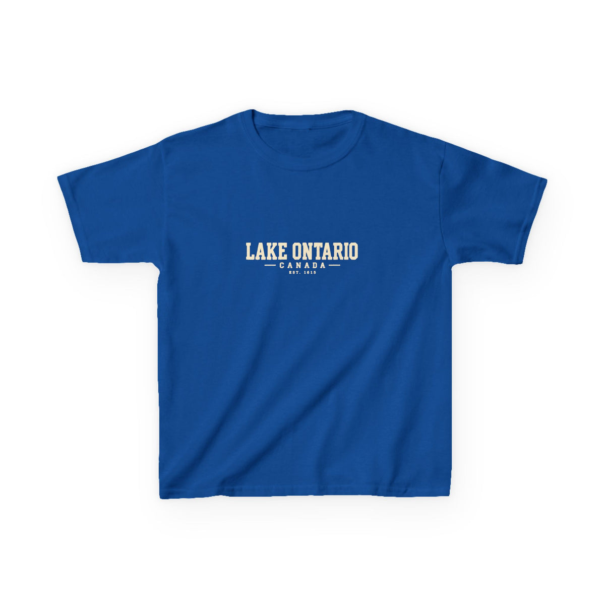 Lake Ontario Canada Est. 1615 Kids Tee