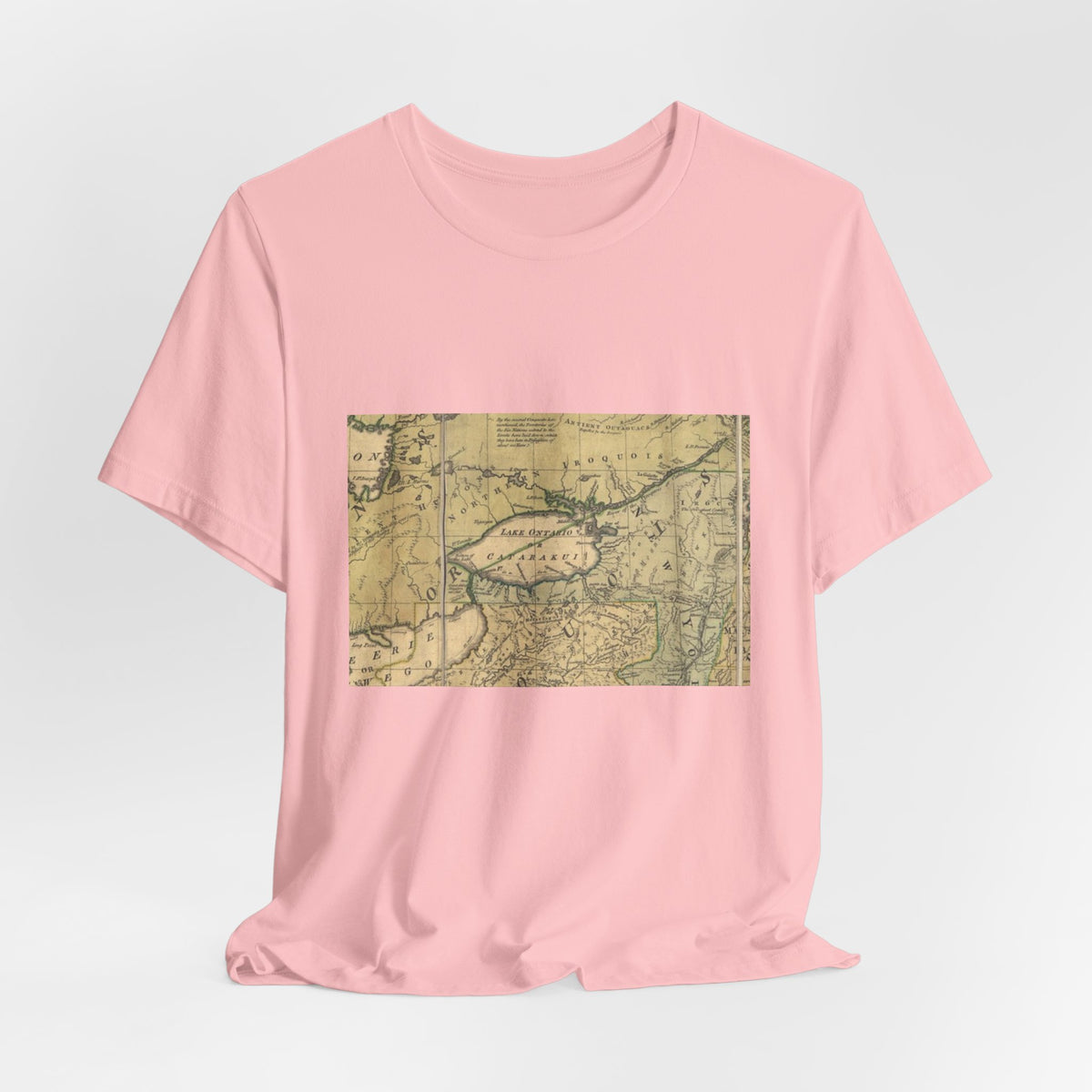 Vintage Lake Map T-Shirt