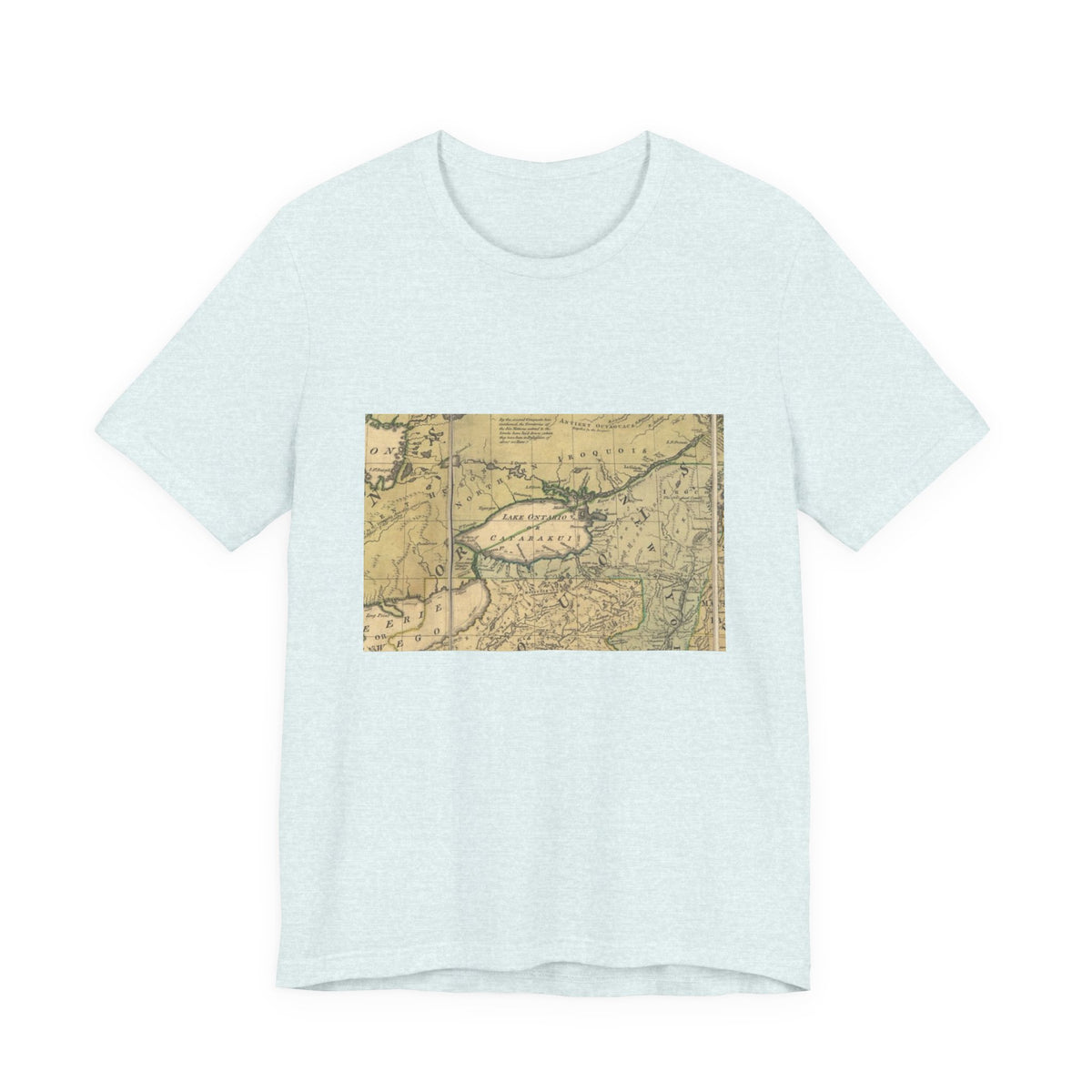 Vintage Lake Map T-Shirt
