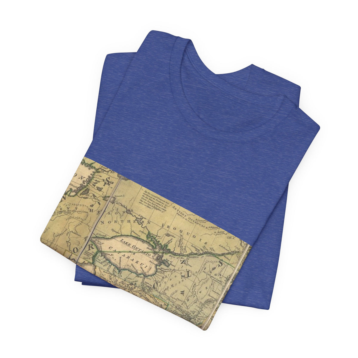 Vintage Lake Map T-Shirt