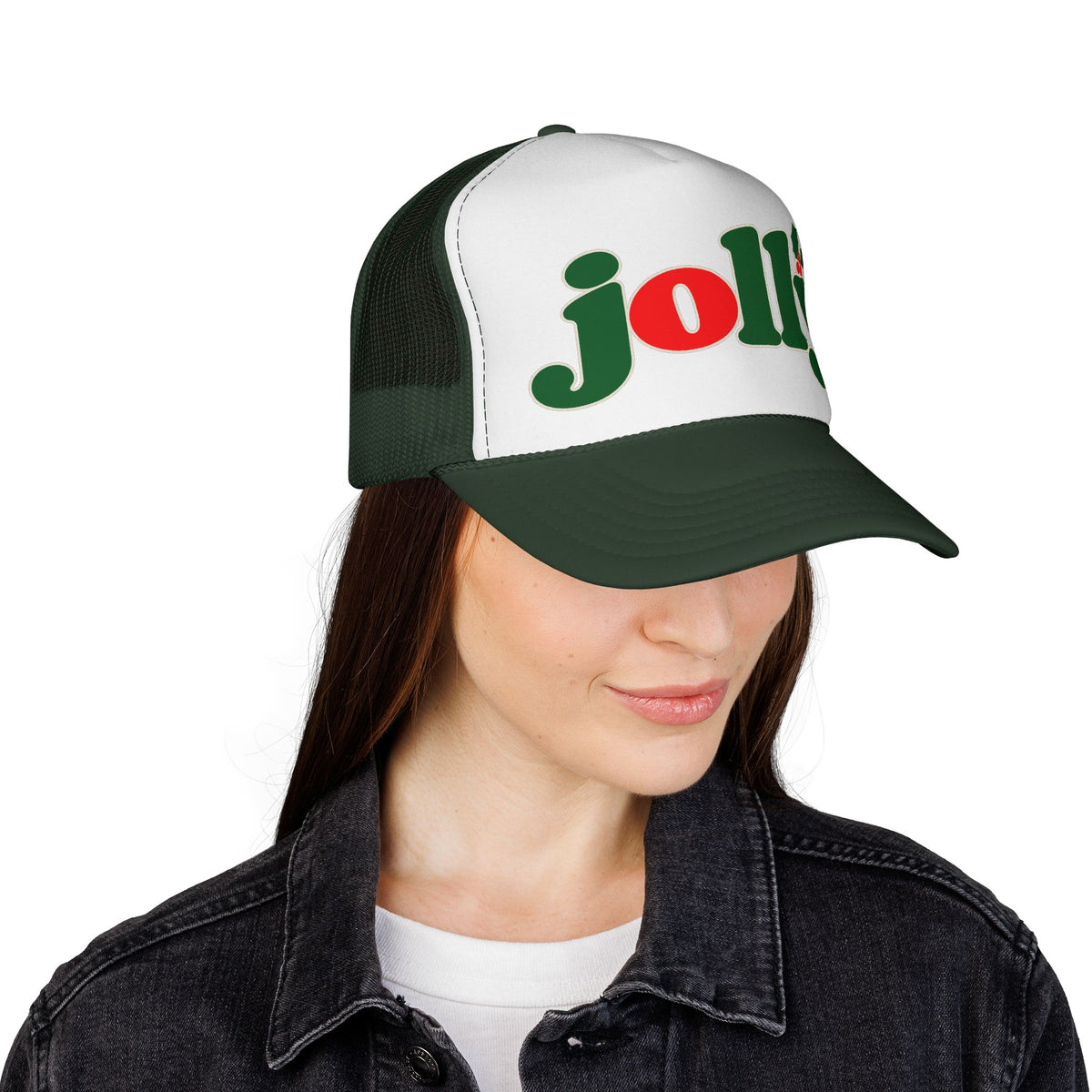 Jolly Christmas Trucker Cap