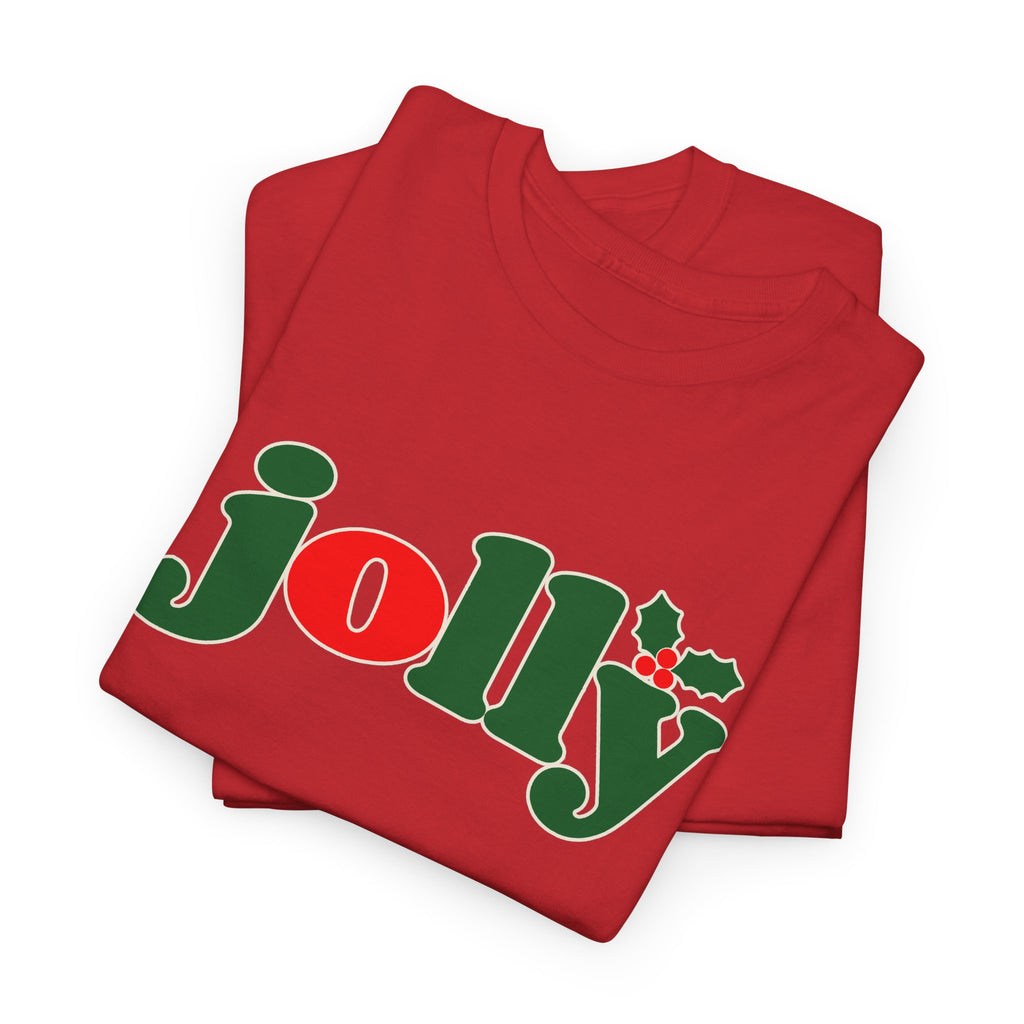 Jolly Christmas T-Shirt, holly jolly holiday tee