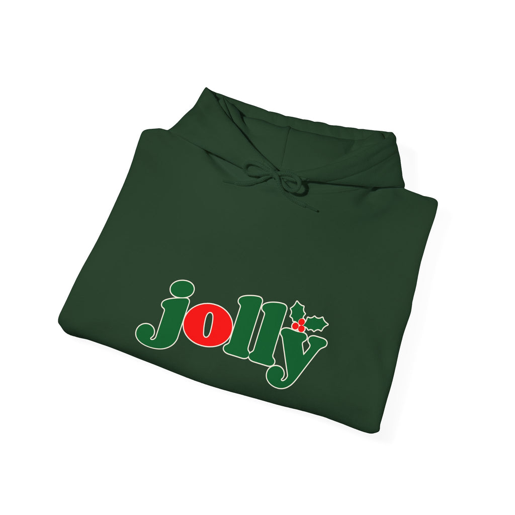 Jolly Christmas Hoodie, holly jolly holiday hoodie
