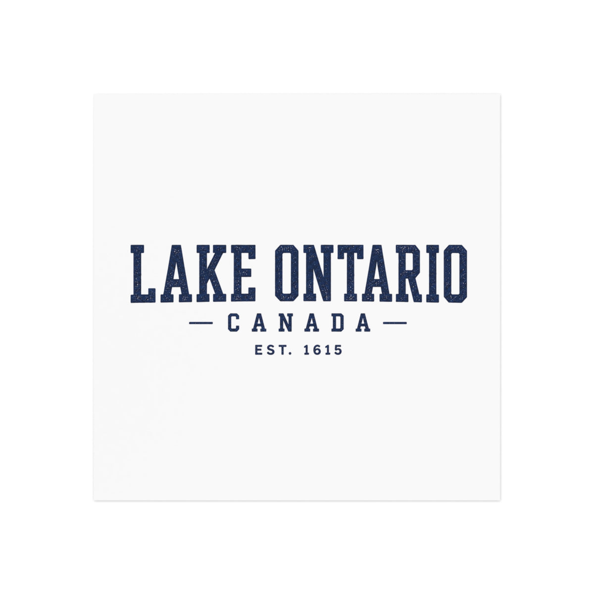 Lake Ontario Canada Est. 1615 Magnet