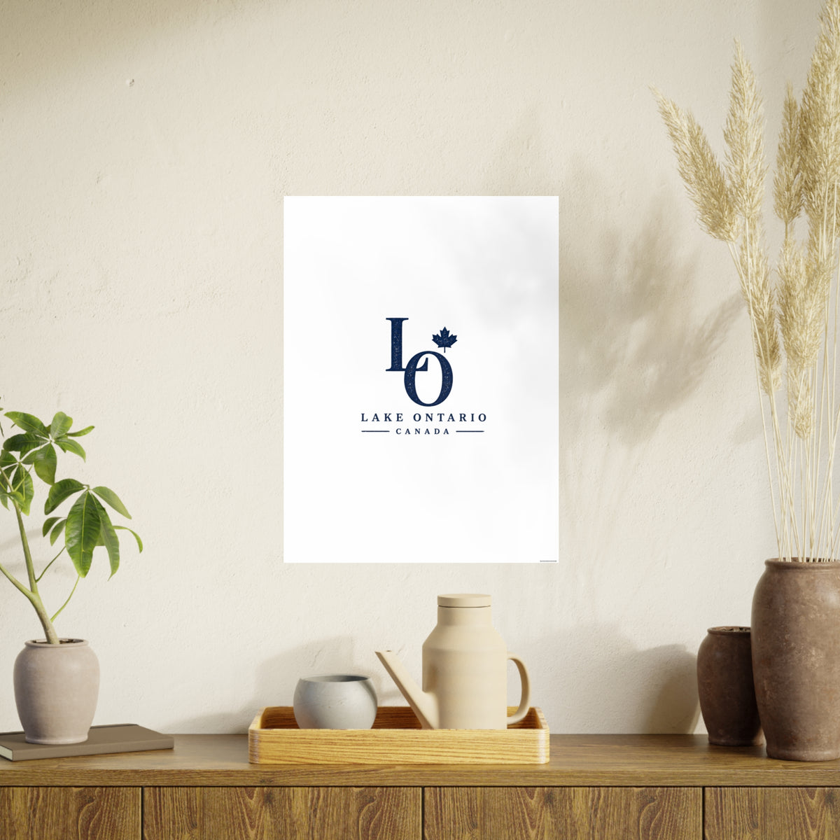 Lake Ontario Monogram Art Print