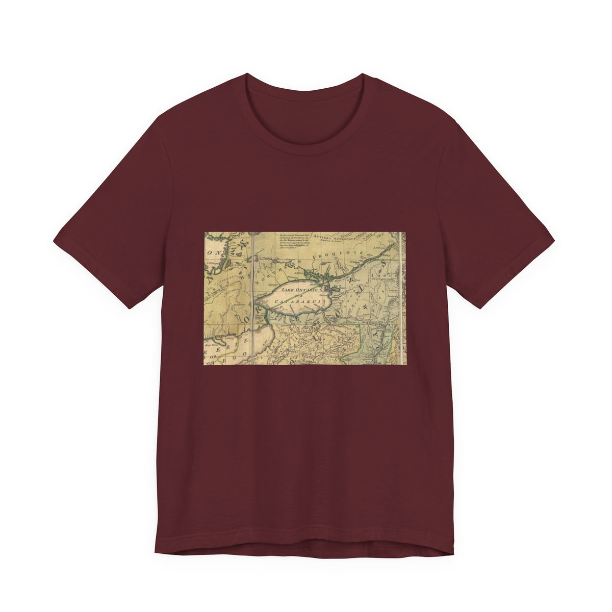 Vintage Lake Map T-Shirt