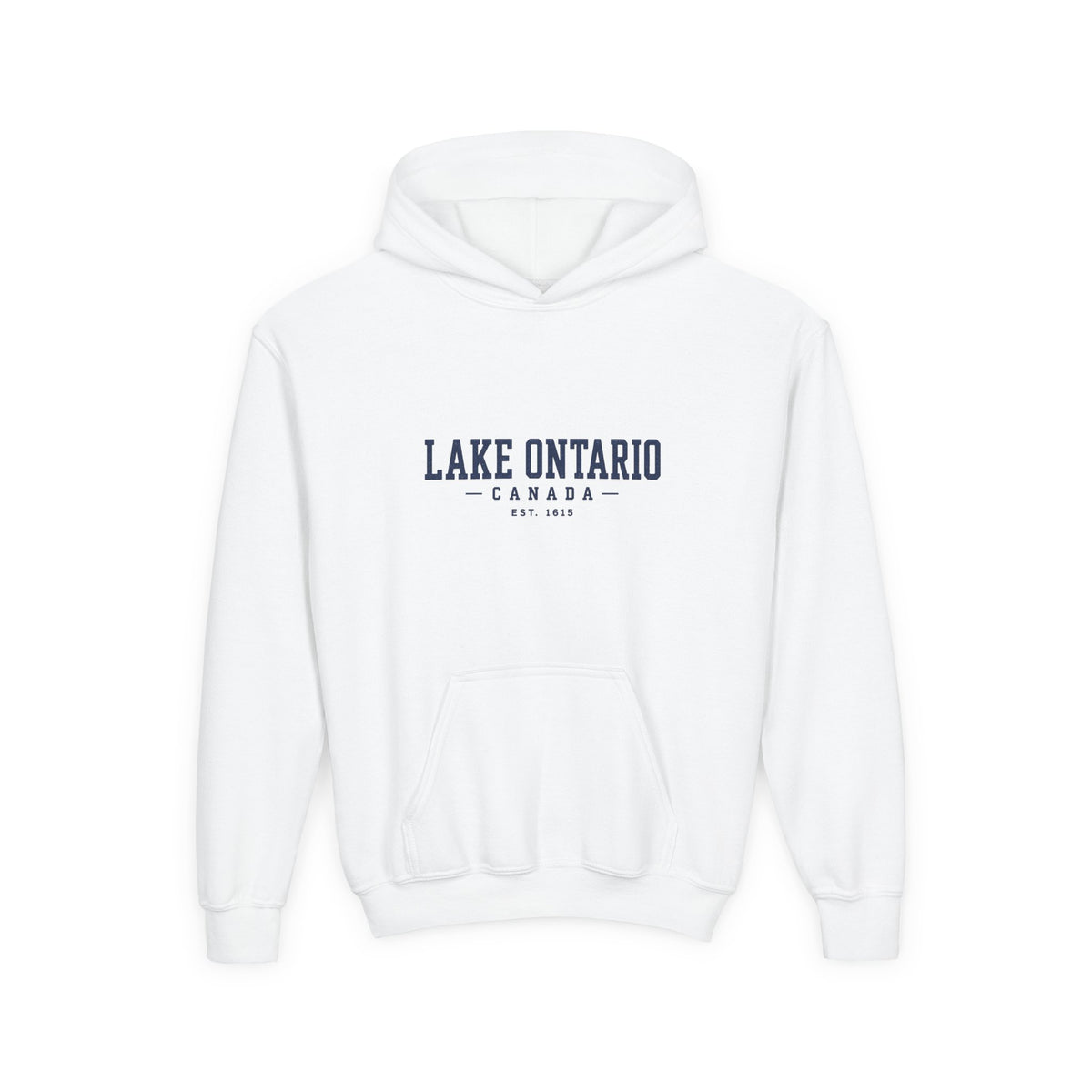 Lake Ontario Canada Est. 1615 Youth Hoodie