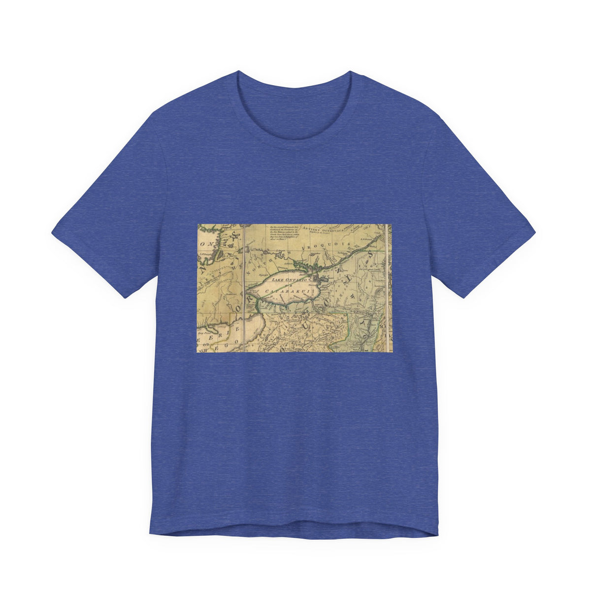 Vintage Lake Map T-Shirt