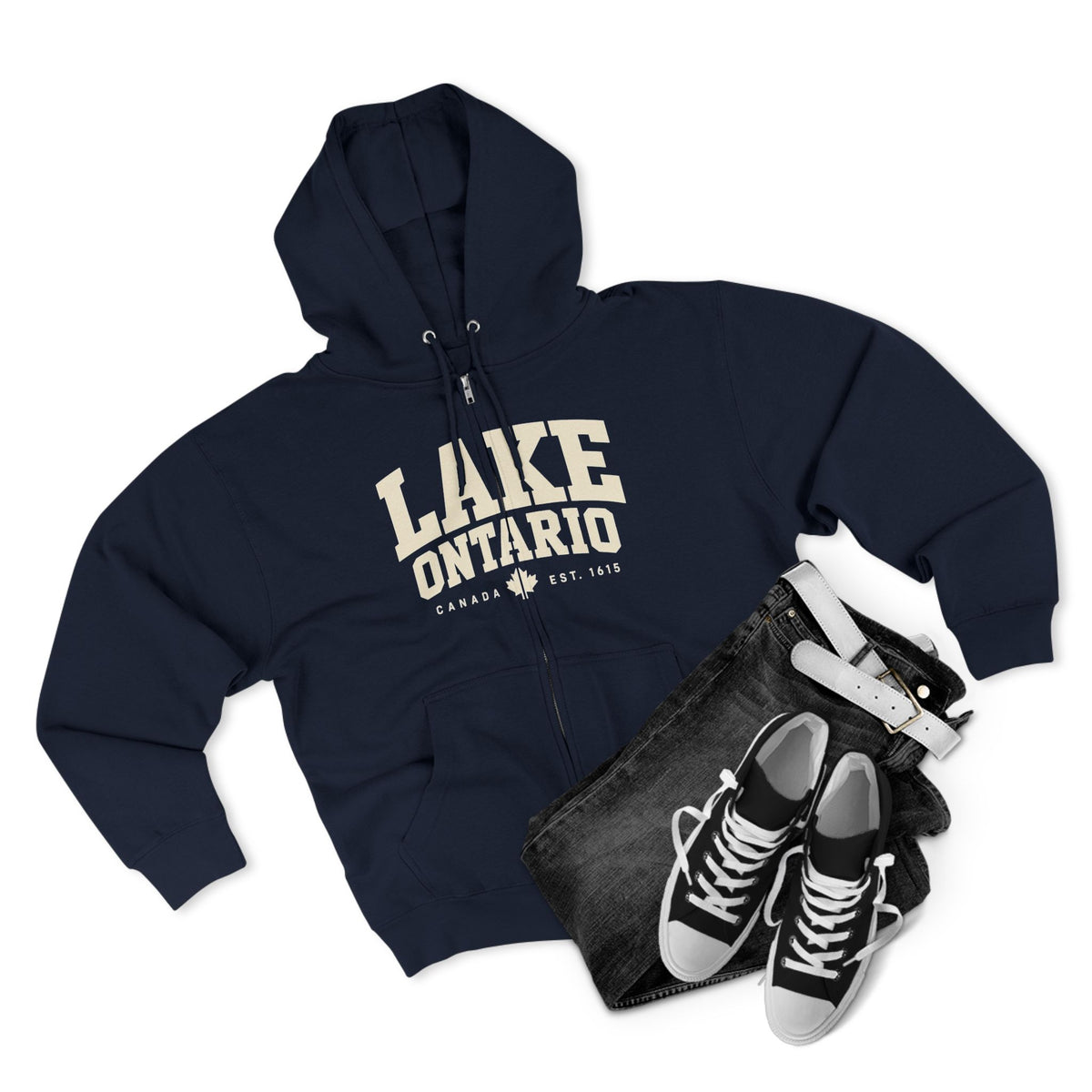 Lake Ontario zip hoodie, color option